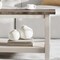 Flash Furniture Jasper Farmhouse Style Solid Wood Coffee Table w/X-Frame Design and Lower Shelf, Gray and White LFS-2007-GRYWHT-GG - alternate 3